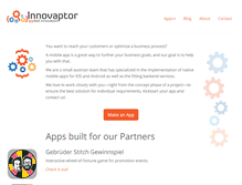 Tablet Screenshot of innovaptor.com